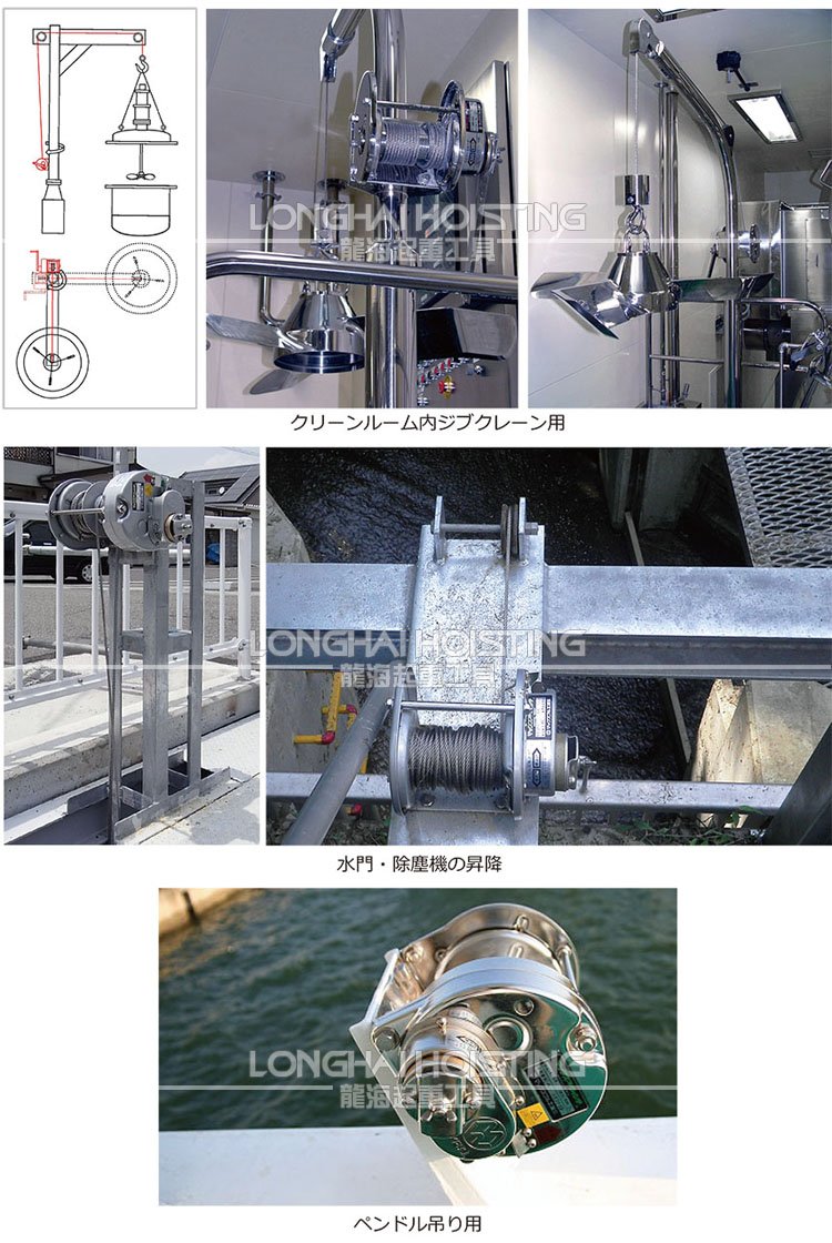 大力不銹鋼手動絞盤案例 大力不銹鋼手動絞盤案例